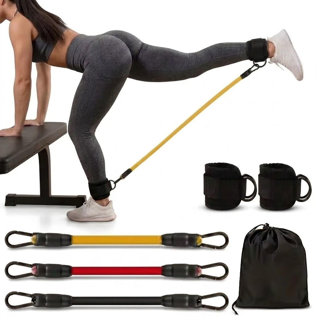 Yoga Fitness Resistance Band - Набор из 5 эластичных лент для