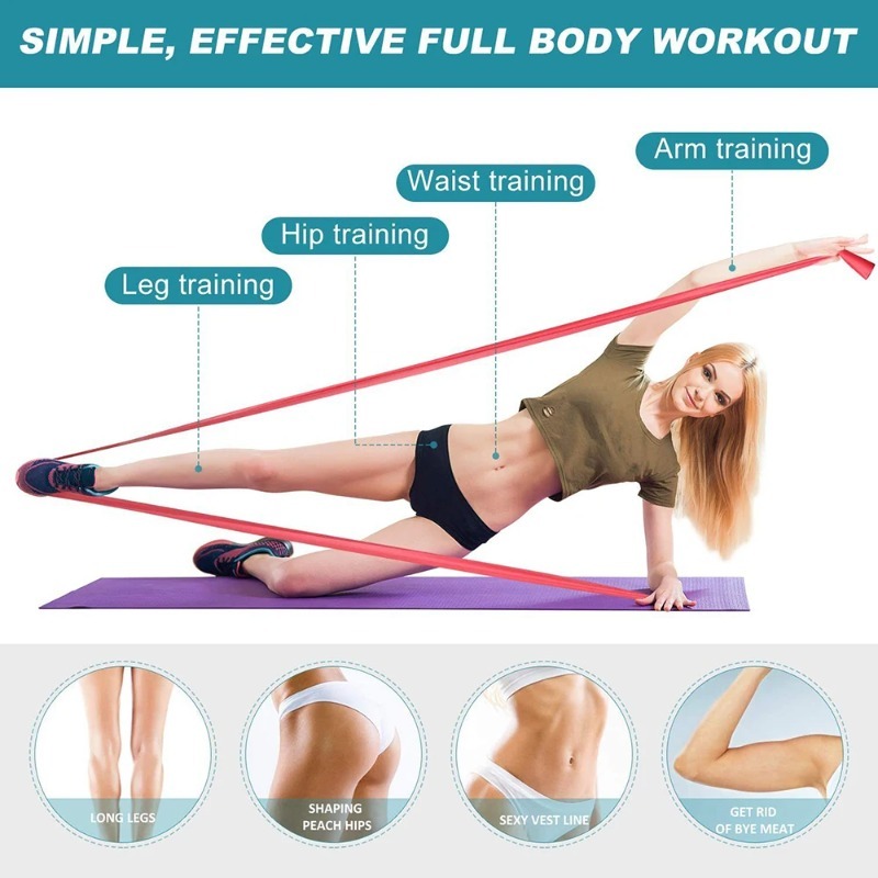Эластичные ленты для тренирово – обзор и цена Yoga Fitness Resistance Band