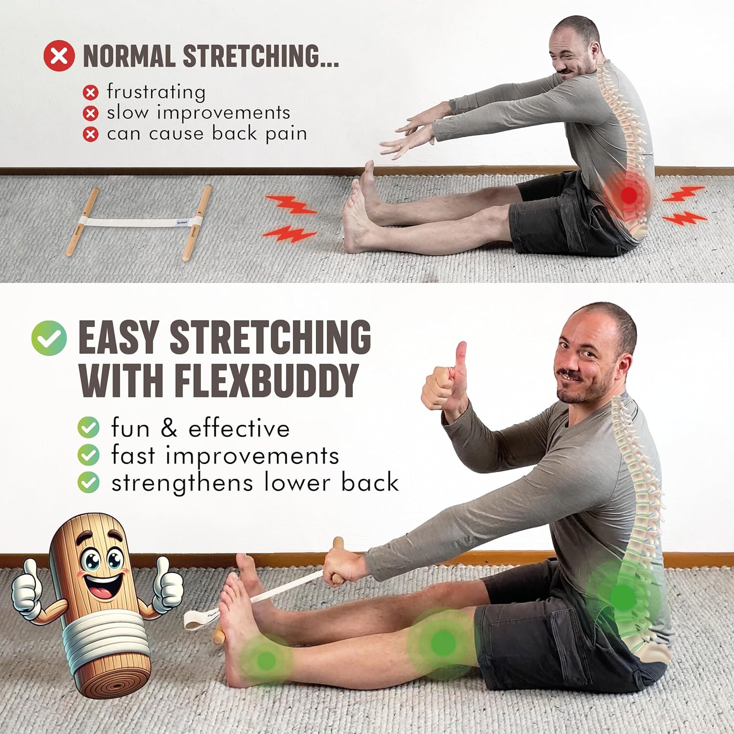 Растяжитель для подколенных су – обзор и цена Yoga Of Fitness